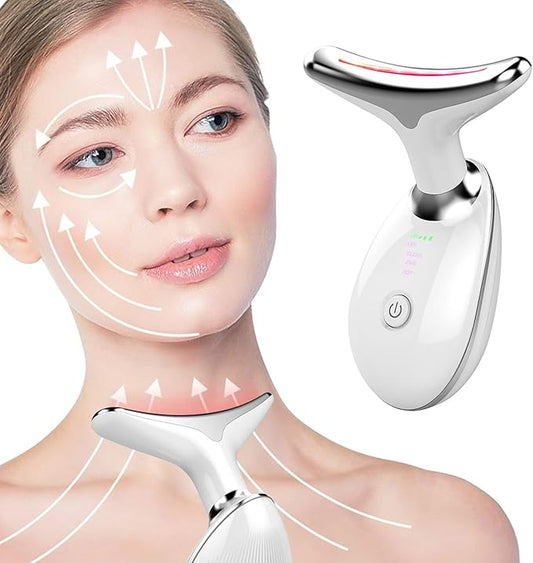 Cilt Sıkılaştırıcı EMS Güzellik Cihazı Boyun ve Yüz İçin Kırışıklık ve Sarkma Giderici Anti-Aging